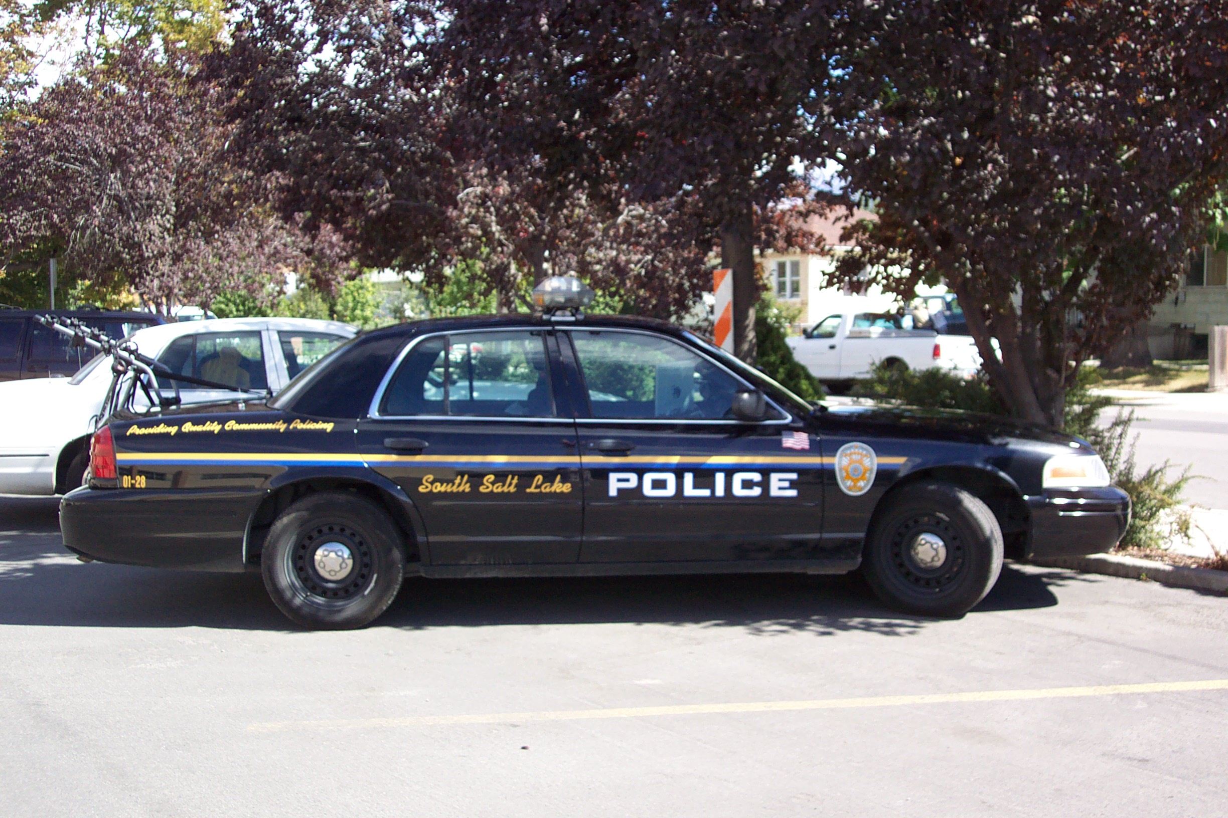 Historical - Black Patrol Car