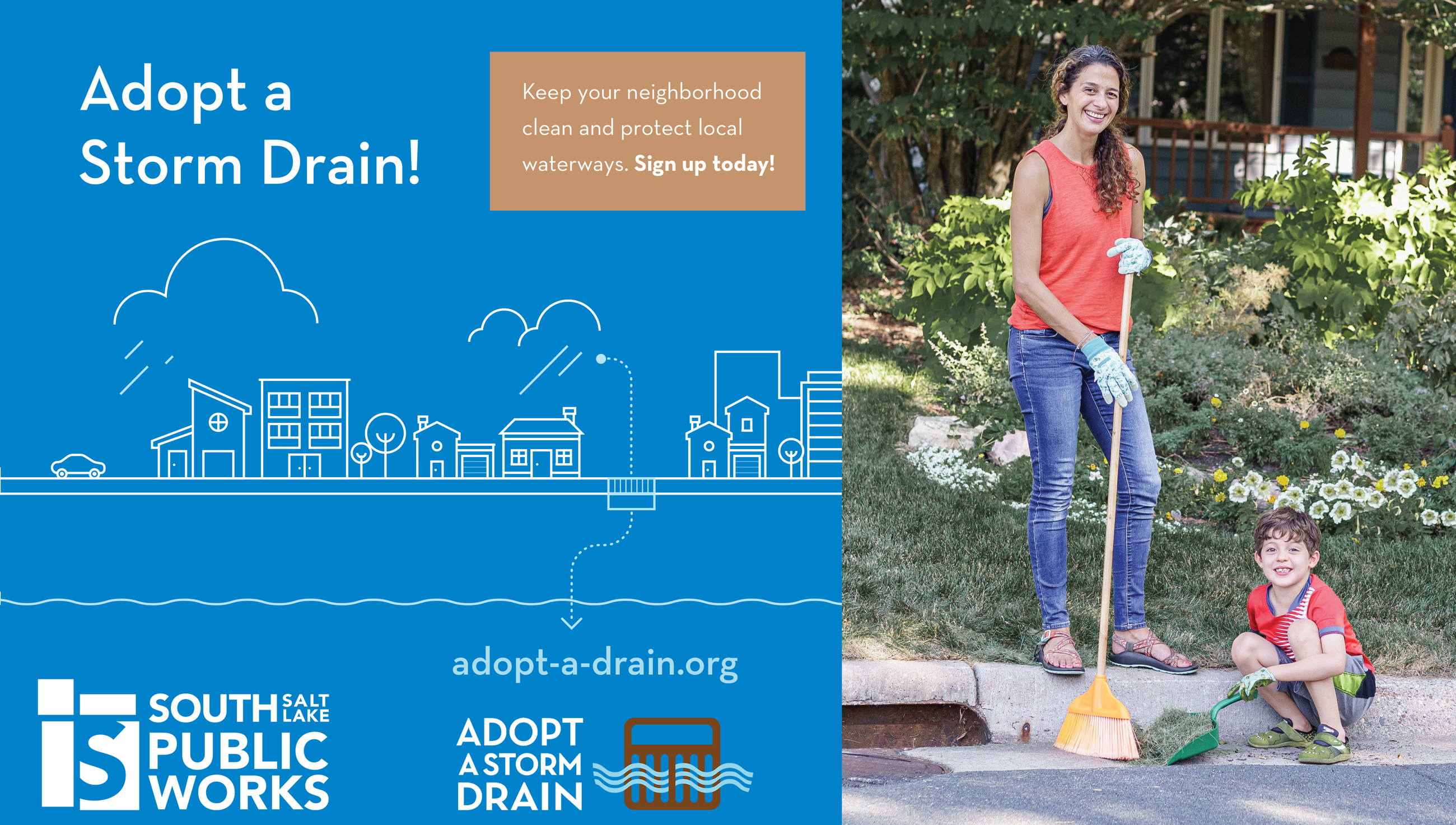 Keep storm drains clean by joining the Adopt a Storm Drain program