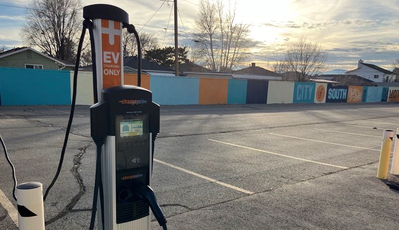 EV charging stations at South Salt Lake City Hall