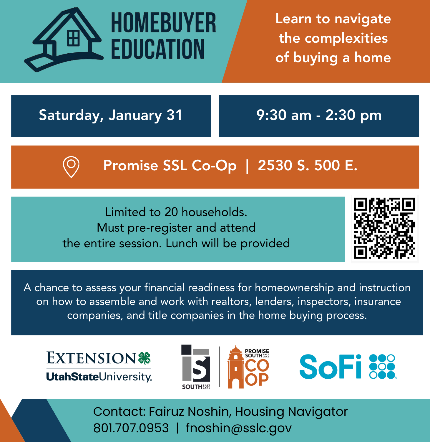 January 2026 Homebuyer Education flyer